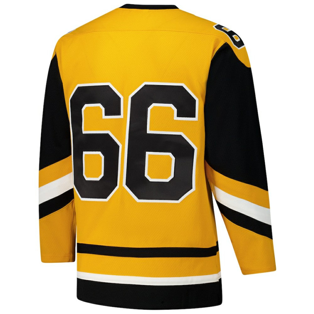 Mario Lemieux Pittsburgh Penguins 1984-85 Power Play Jersey - Gold - NHL 201979143