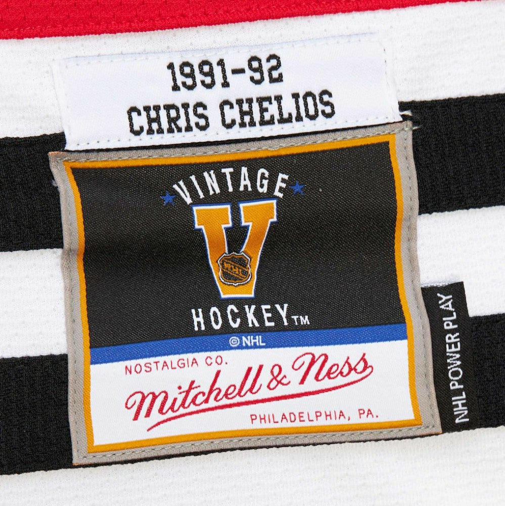 Chris Chelios Chicago Blackhawks 1991-92 Power Play Jersey - Red - NHL 201979146