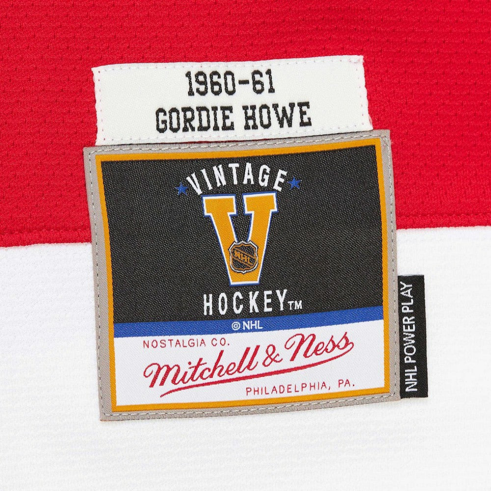 Gordie Howe Detroit Red Wings 1960-61 Power Play Jersey - Red - NHL 201979148