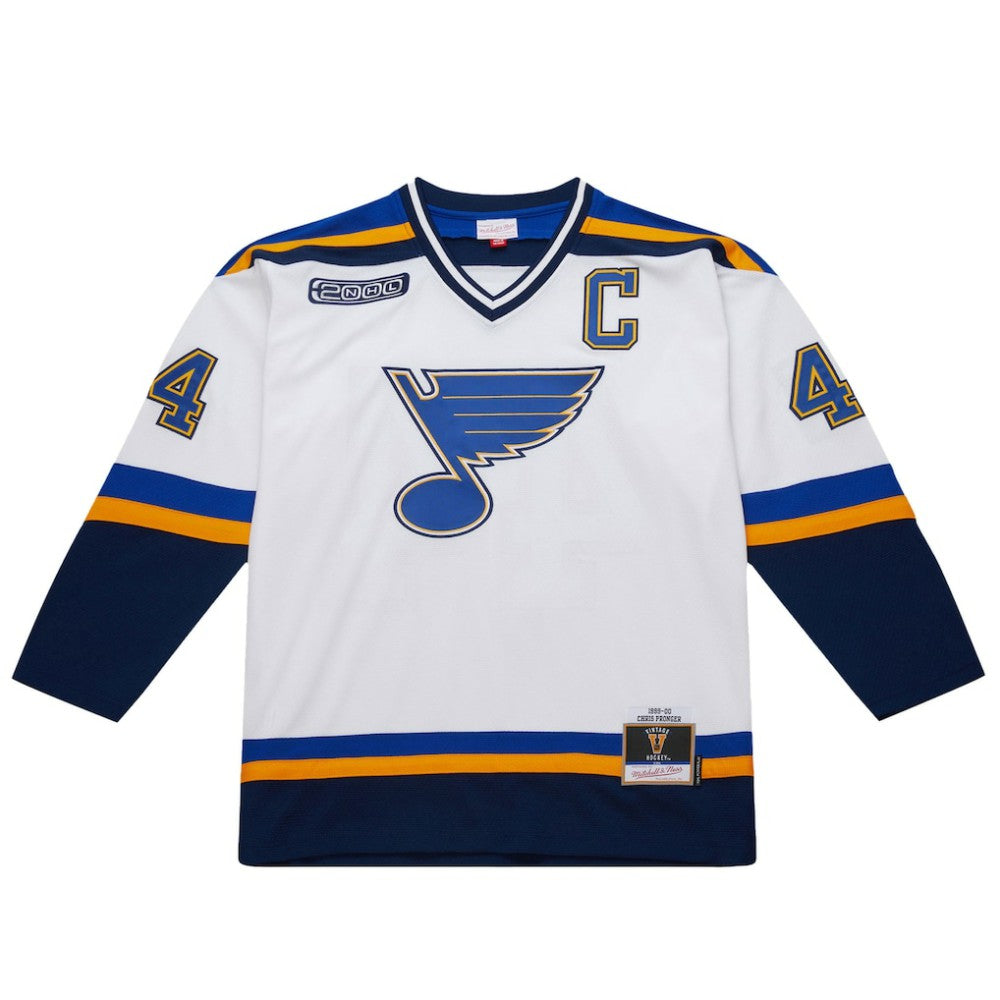 Chris Pronger St. Louis Blues 1999-00 Power Play Jersey - White - NHL 201979150