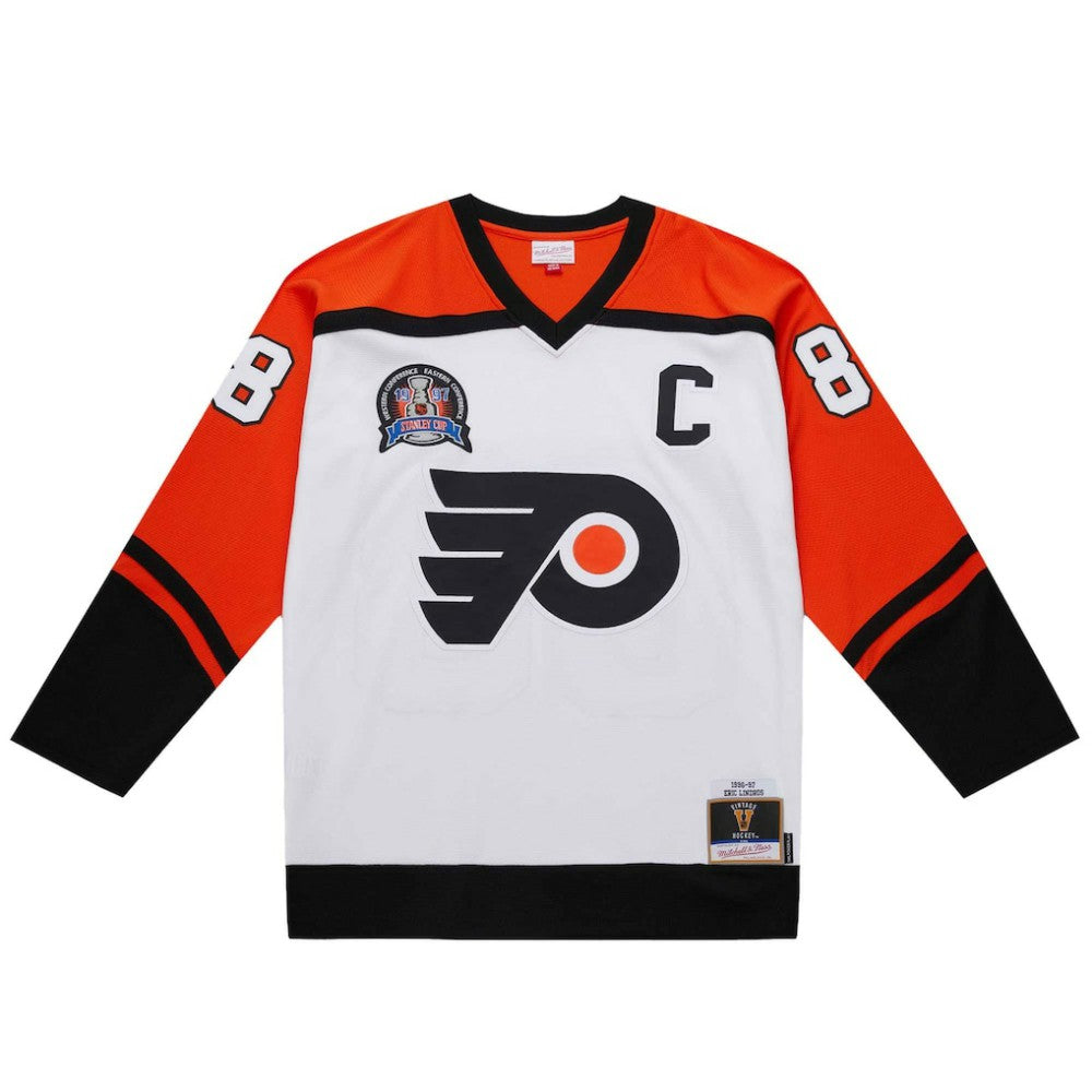 Eric Lindros Philadelphia Flyers 1996-97 Power Play Jersey - White - NHL 201979151