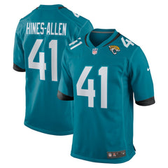 Nike Josh Hines-Allen Jacksonville Jaguars Player Game Jersey Teal