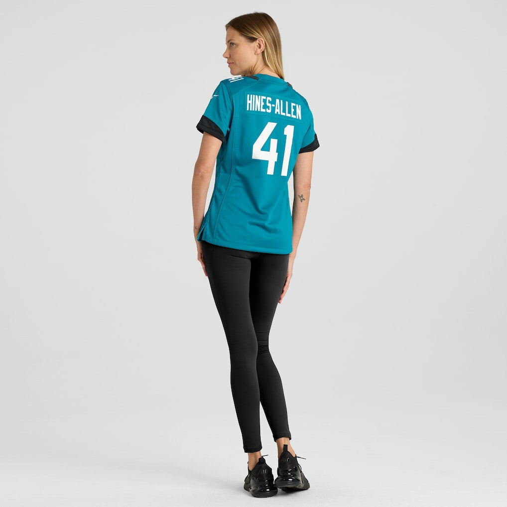Nike Josh Hines-Allen Jacksonville Jaguars Women's Player Game Jersey Teal