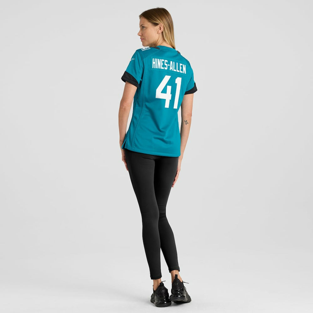 Nike Josh Hines-Allen Jacksonville Jaguars Women's Player Game Jersey Teal