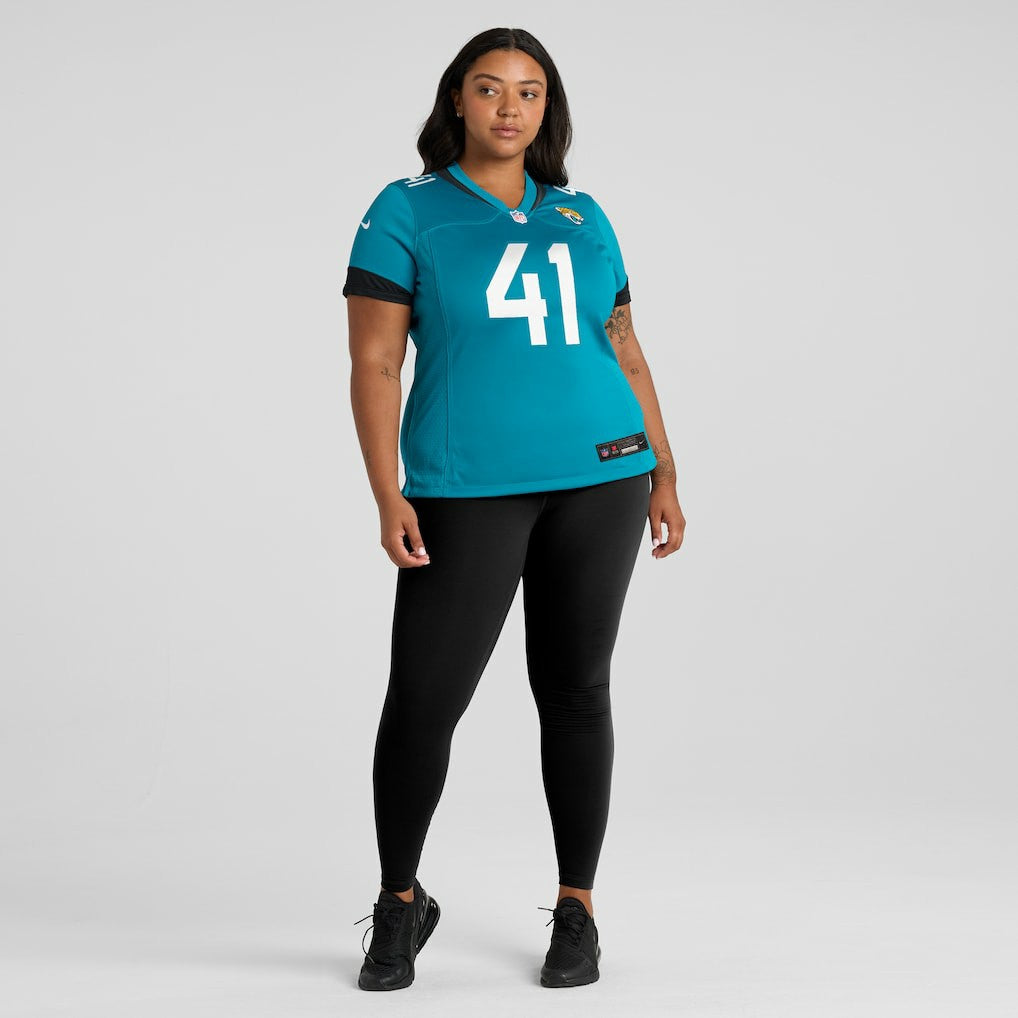 Nike Josh Hines-Allen Jacksonville Jaguars Women's Player Game Jersey Teal