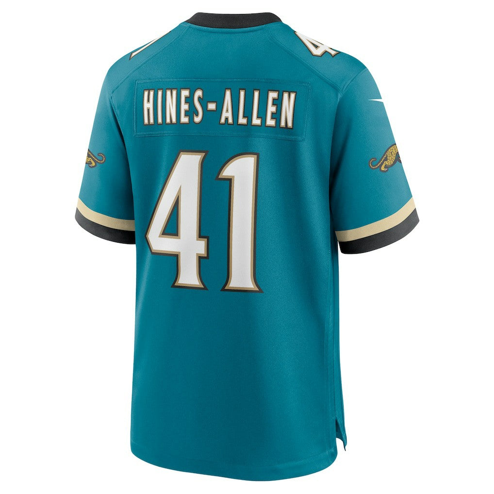 Nike Josh Hines-Allen Jacksonville Jaguars Prowler Throwback Player Game Jersey Teal