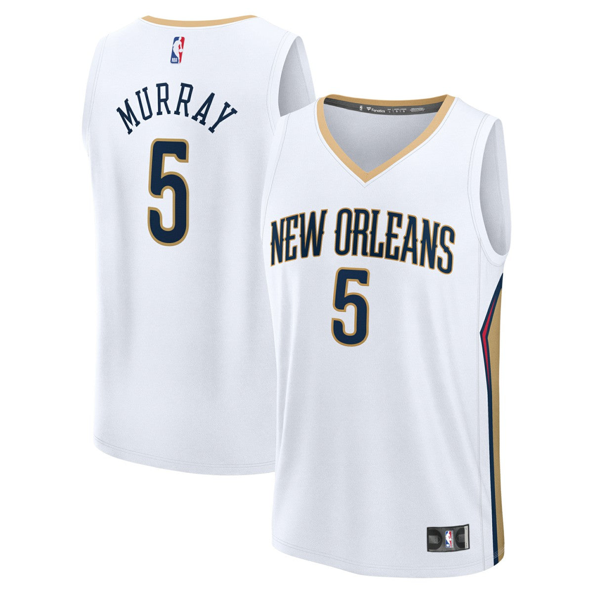 Dejounte Murray New Orleans Pelicans Fast Break Replica Player Jersey Association Edition White | Fanatics Lifestyle