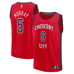 Dejounte Murray New Orleans Pelicans Fast Break Replica Player Jersey Statement Edition Red | Fanatics US