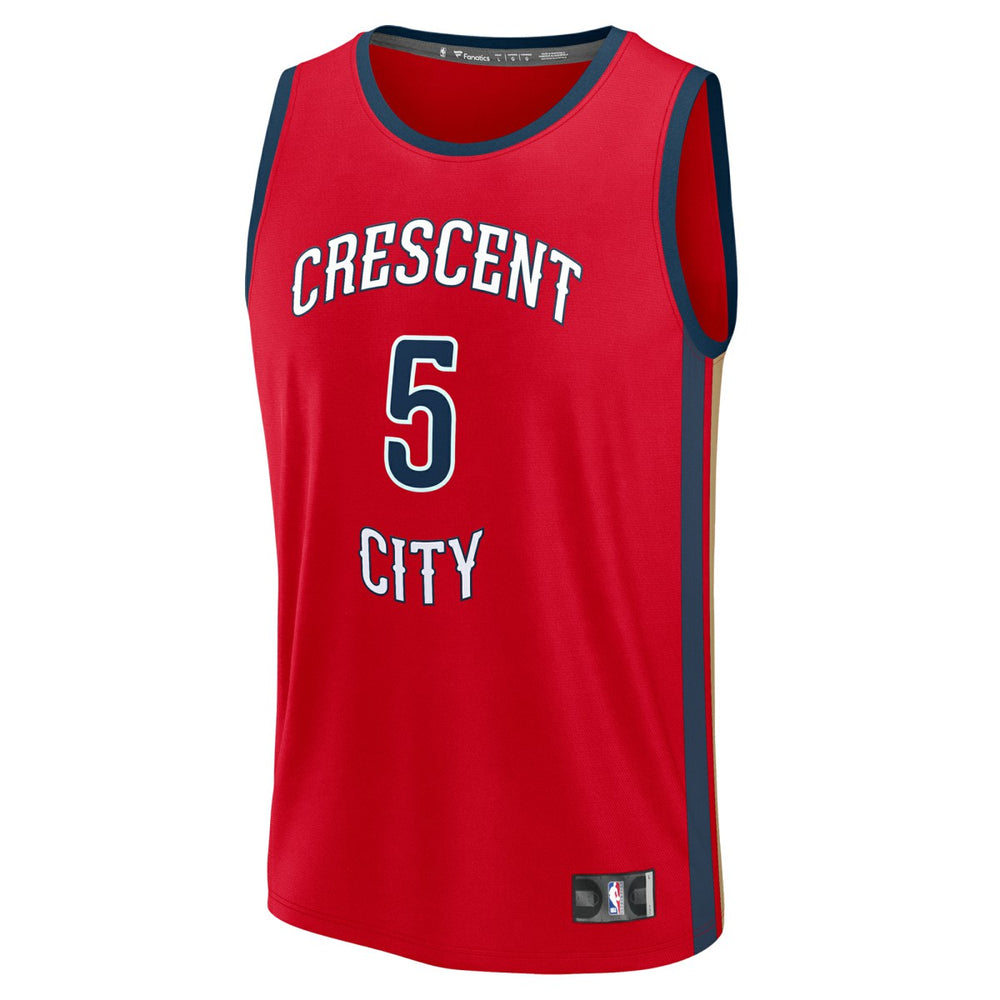 Dejounte Murray New Orleans Pelicans Youth Fast Break Replica Player Jersey Statement Edition Red | Fanatics Lifestyle