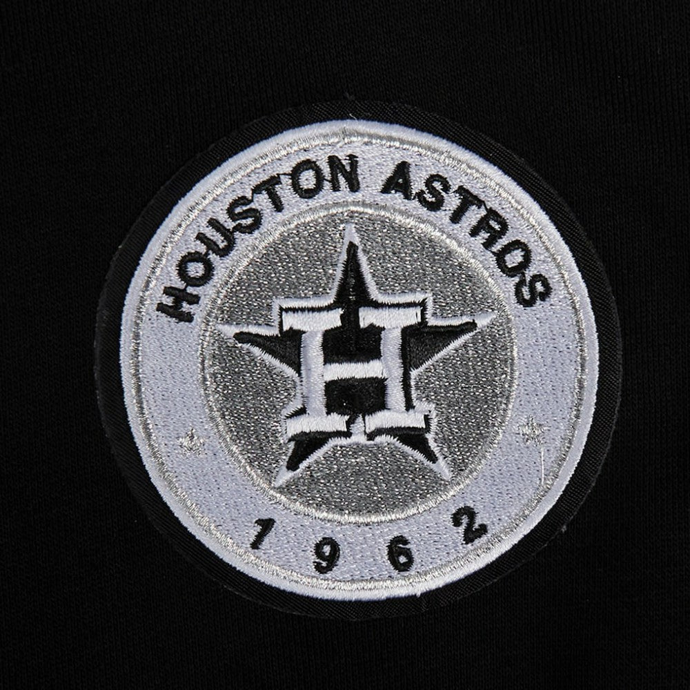 Houston Astros Pro Standard Women's Pearl Cropped Pullover Sweatshirt
 - Black - MLB Lifestyle