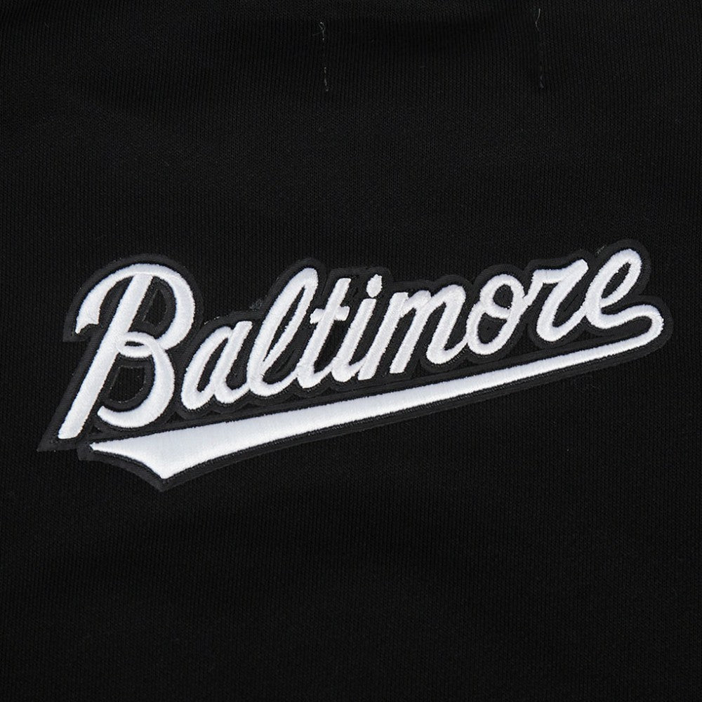 Baltimore Orioles Pro Standard Women's Pearl Cropped Pullover Sweatshirt
 - Black - MLB on Sale