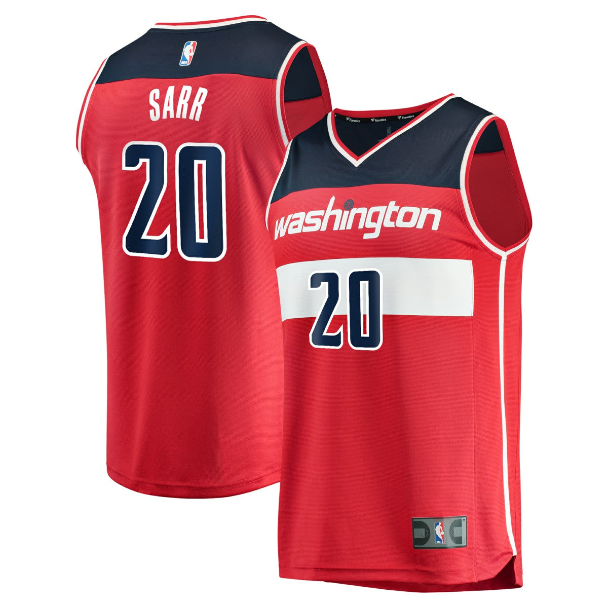 Alexandre Sarr Washington Wizards Fast Break Replica Player Jersey Icon Edition Red | Fanatics Lifestyle