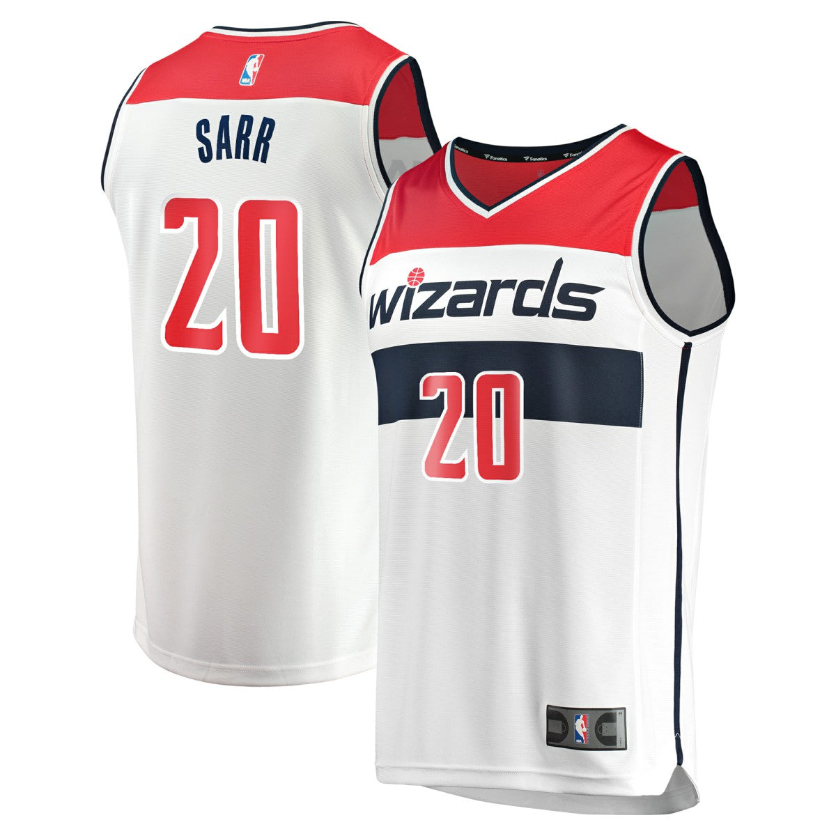Alexandre Sarr Washington Wizards Fast Break Replica Player Jersey Association Edition White | Fanatics Near Me