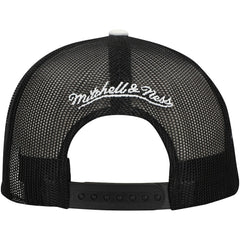 Brooklyn Nets Roper Trucker Snapback Hat Black | Mitchell & Ness US