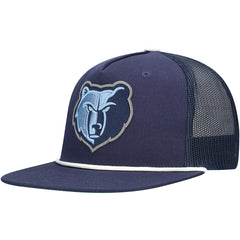 Memphis Grizzlies Roper Trucker Snapback Hat Navy | Mitchell & Ness outlet