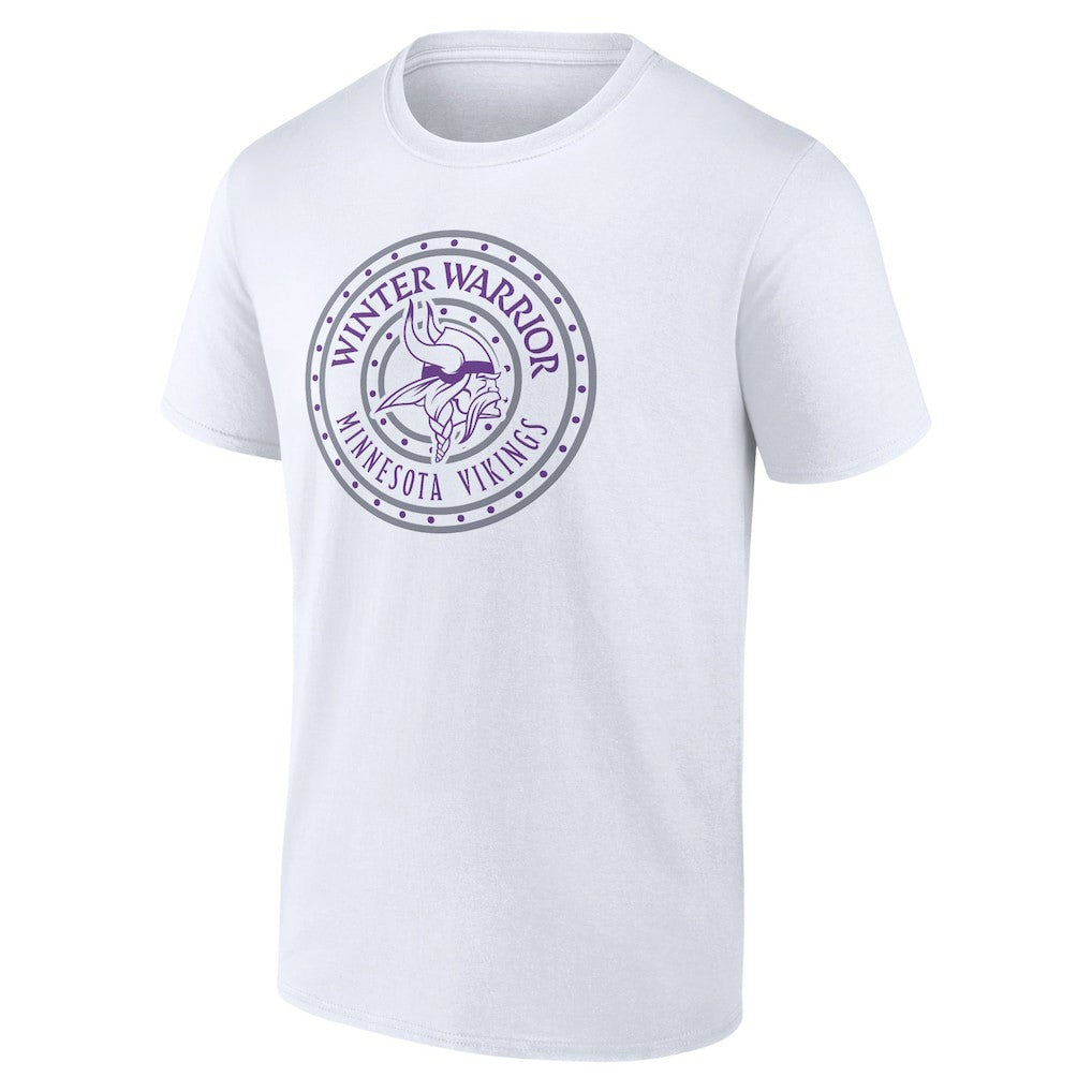 Minnesota Vikings Warriors Shield T-Shirt White