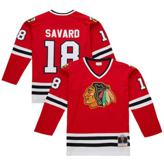 Denis Savard Chicago Blackhawks 1980-81 Power Play Jersey - Scarlet - NHL 201982584