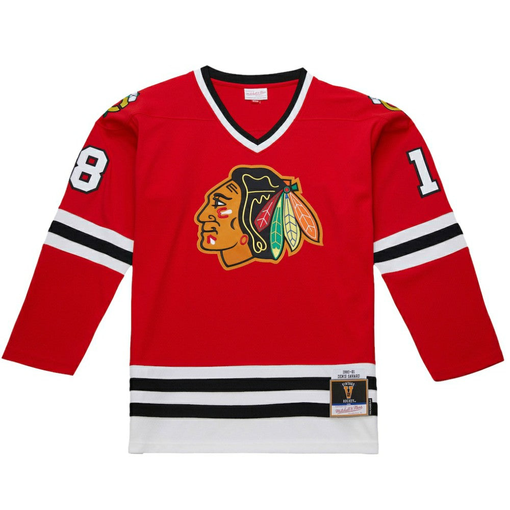 Denis Savard Chicago Blackhawks 1980-81 Power Play Jersey - Scarlet - NHL 201982584