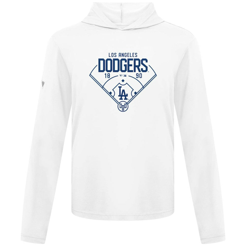 Los Angeles Dodgers Levelwear Anthem Home Field Pullover Hoodie - White - MLB on Sale