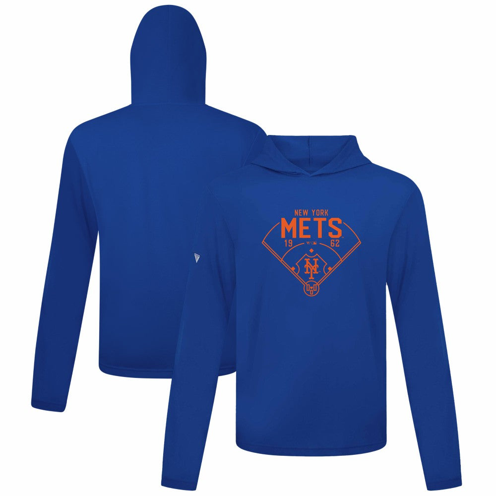 New York Mets Levelwear Anthem Home Field Pullover Hoodie - Royal - MLB Online
