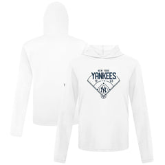 New York Yankees Levelwear Anthem Home Field Pullover Hoodie - White - MLB Lifestyle