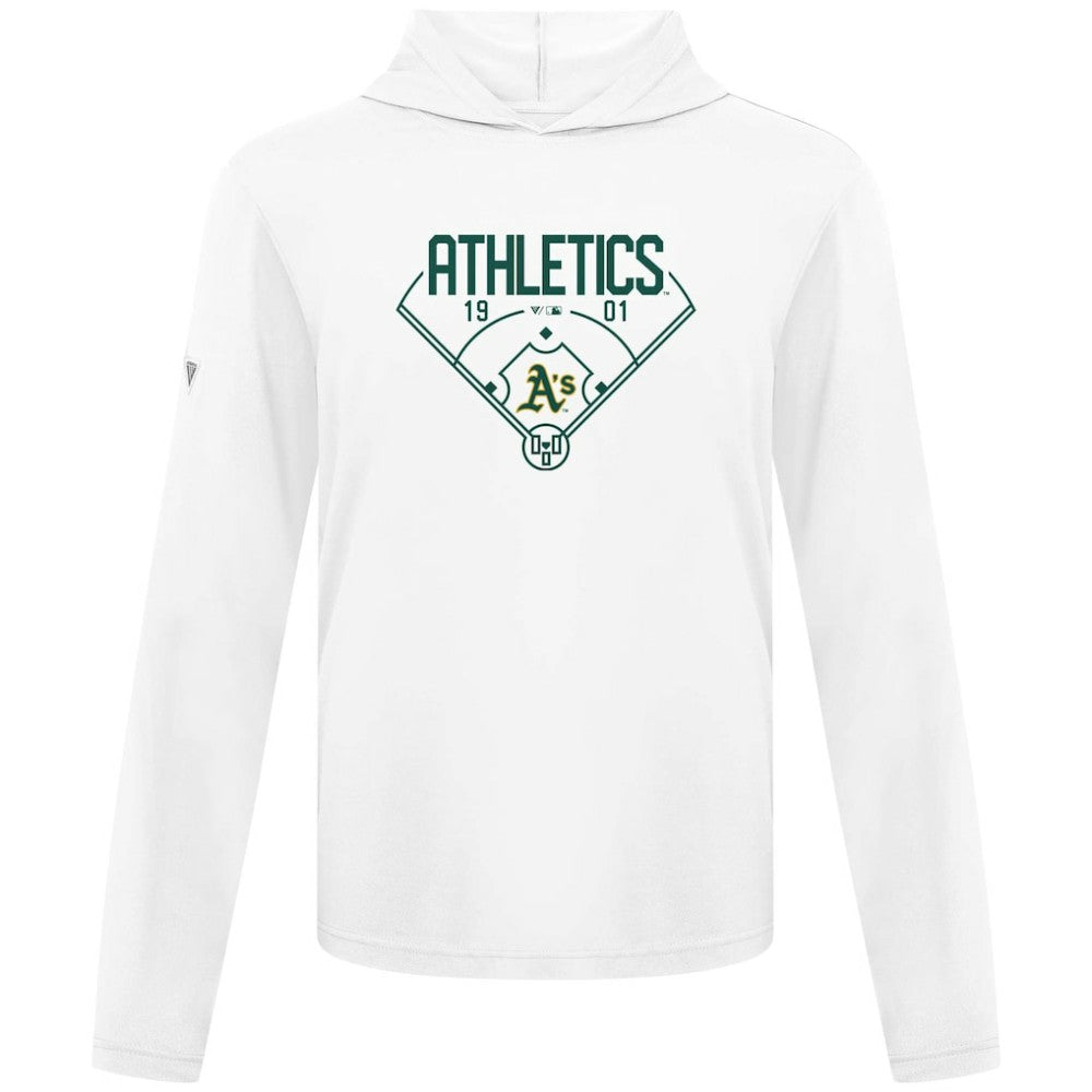 Athletics Levelwear Anthem Home Field Pullover Hoodie - White - MLB Lifestyle