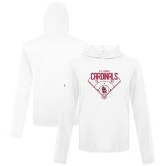 St. Louis Cardinals Levelwear Anthem Home Field Pullover Hoodie - White - MLB on Sale