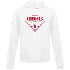 St. Louis Cardinals Levelwear Anthem Home Field Pullover Hoodie - White - MLB on Sale