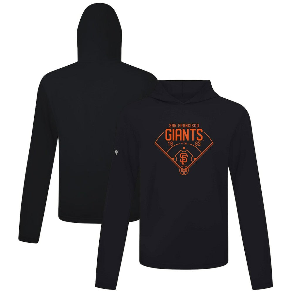 San Francisco Giants Levelwear Anthem Home Field Pullover Hoodie - Black - MLB Online