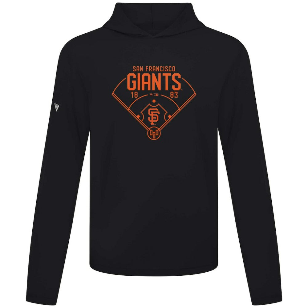 San Francisco Giants Levelwear Anthem Home Field Pullover Hoodie - Black - MLB Online