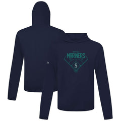 Seattle Mariners Levelwear Anthem Home Field Pullover Hoodie - Navy - MLB on Sale