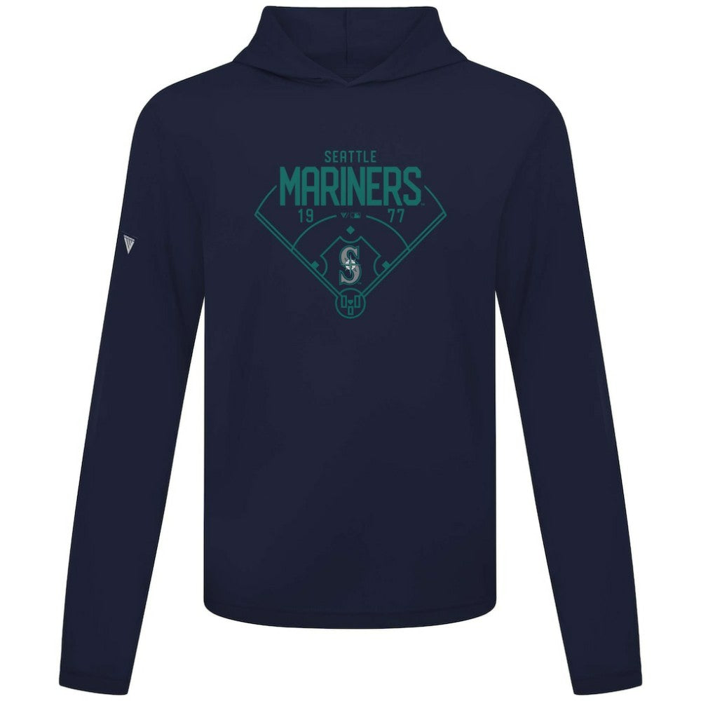 Seattle Mariners Levelwear Anthem Home Field Pullover Hoodie - Navy - MLB on Sale