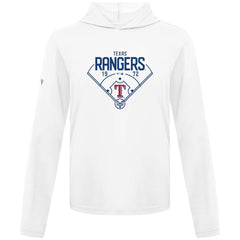 Texas Rangers Levelwear Anthem Home Field Pullover Hoodie - White - MLB Discount