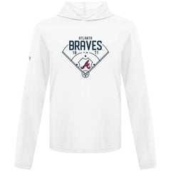 Atlanta Braves Levelwear Anthem Home Field Pullover Hoodie - White - MLB Lifestyle