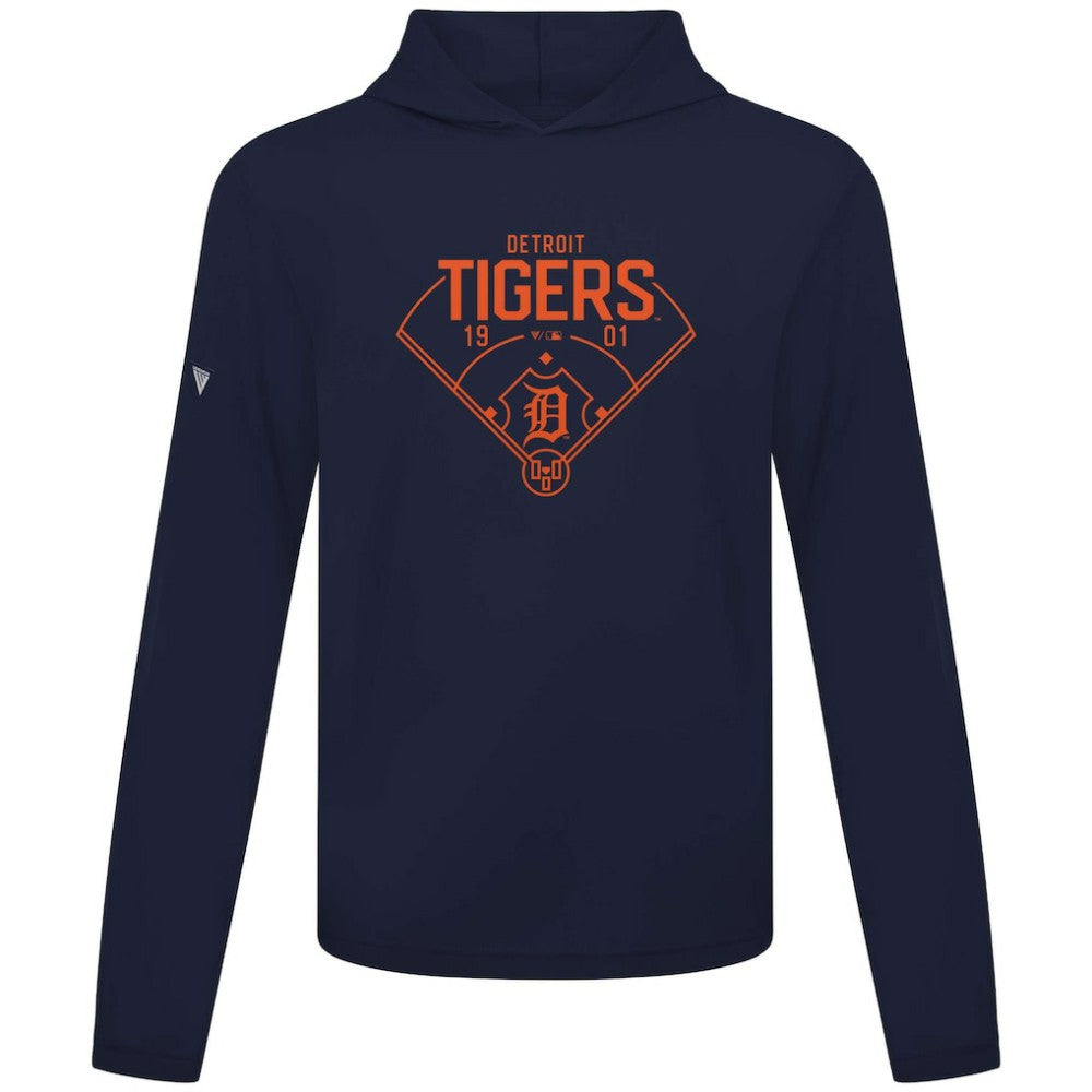 Detroit Tigers Levelwear Anthem Home Field Pullover Hoodie - Navy - MLB Online
