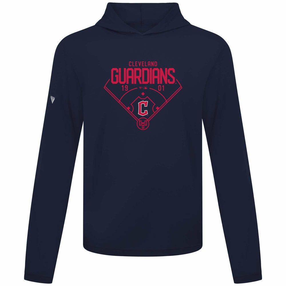 Cleveland Guardians Levelwear Anthem Home Field Pullover Hoodie - Navy - MLB on Sale