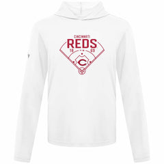 Cincinnati Reds Levelwear Anthem Home Field Pullover Hoodie - White - MLB Online
