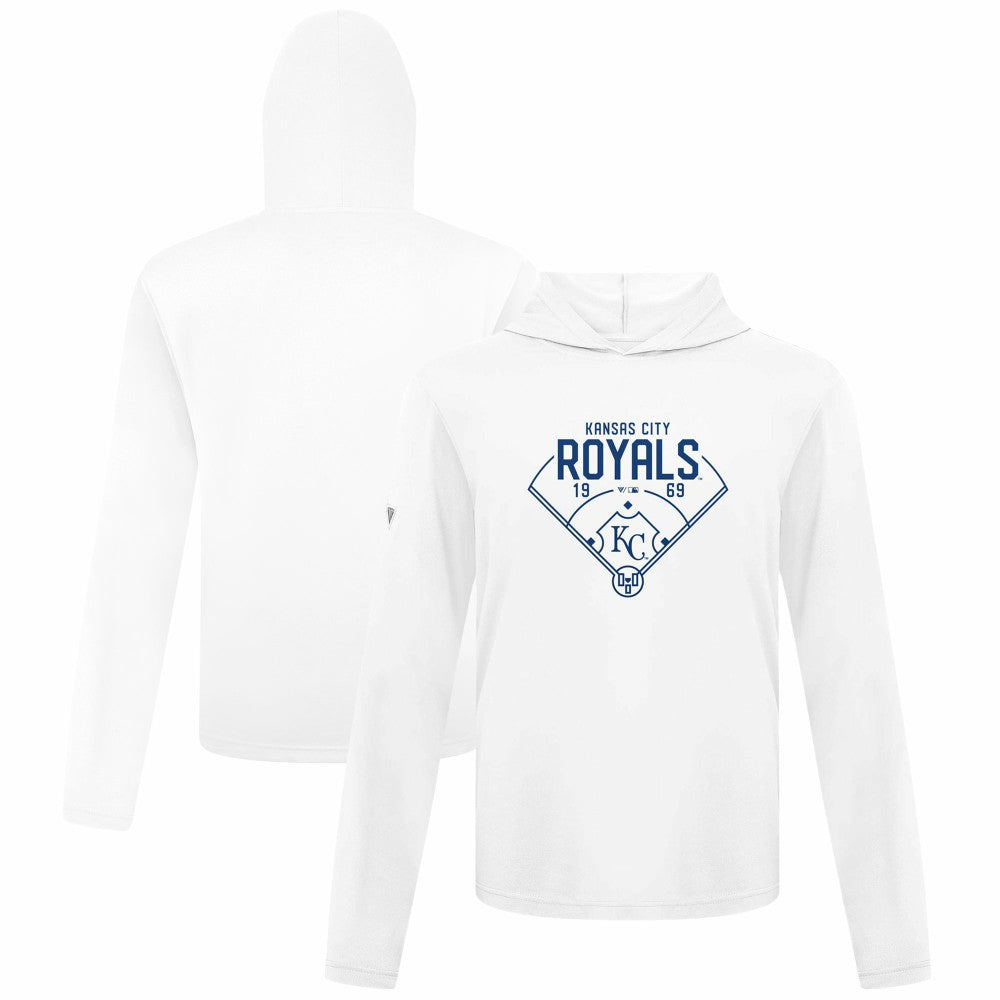 Kansas City Royals Levelwear Anthem Home Field Pullover Hoodie - White - MLB Online