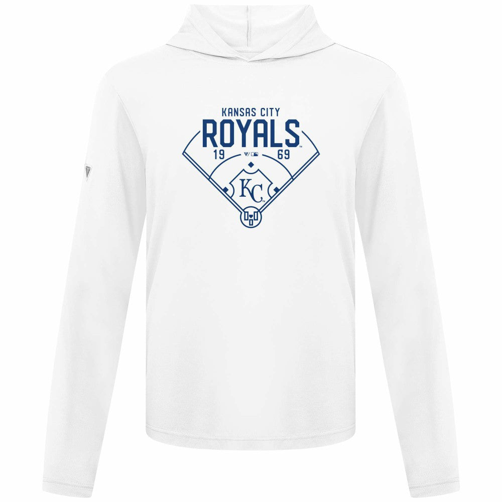 Kansas City Royals Levelwear Anthem Home Field Pullover Hoodie - White - MLB Online