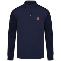 Boston Red Sox Levelwear Aztec Insignia 2.0 Quarter-Zip Pullover Top - Navy - MLB Sale
