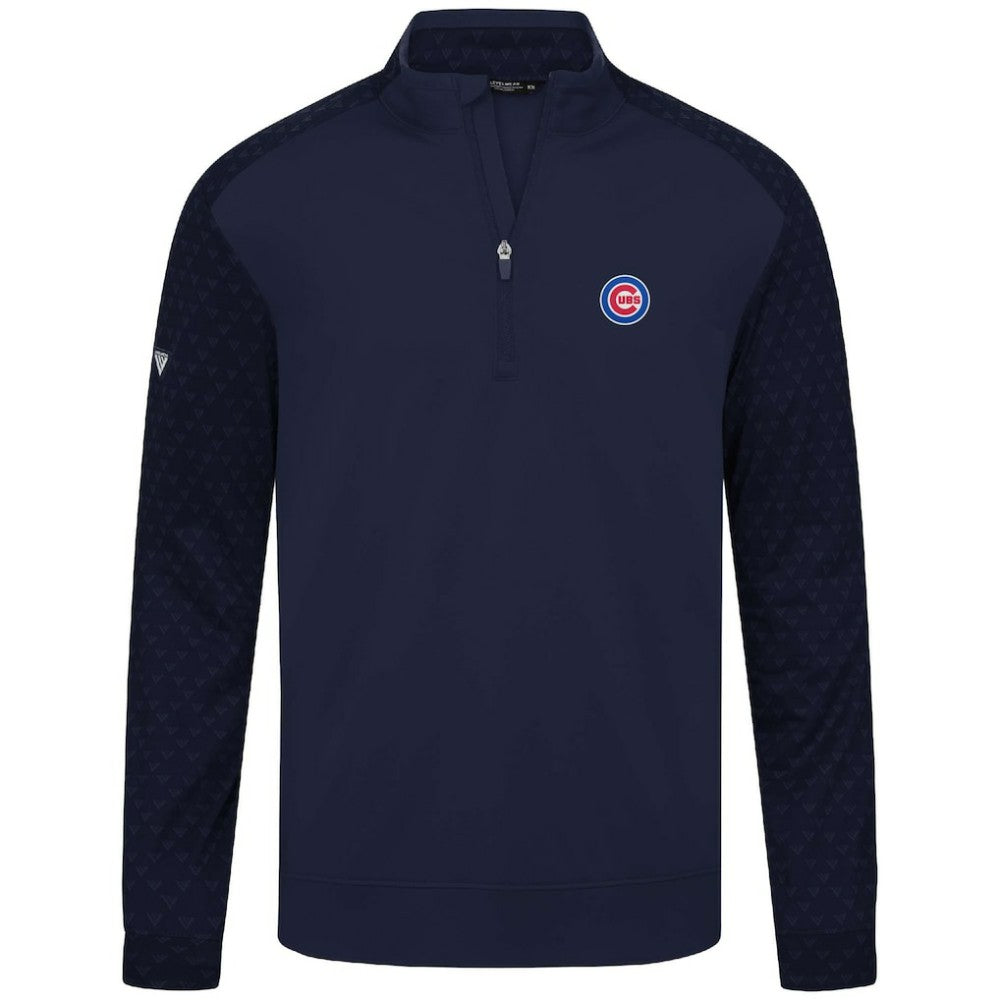 Chicago Cubs Levelwear Aztec Insignia 2.0 Quarter-Zip Pullover Top - Navy - MLB Discount