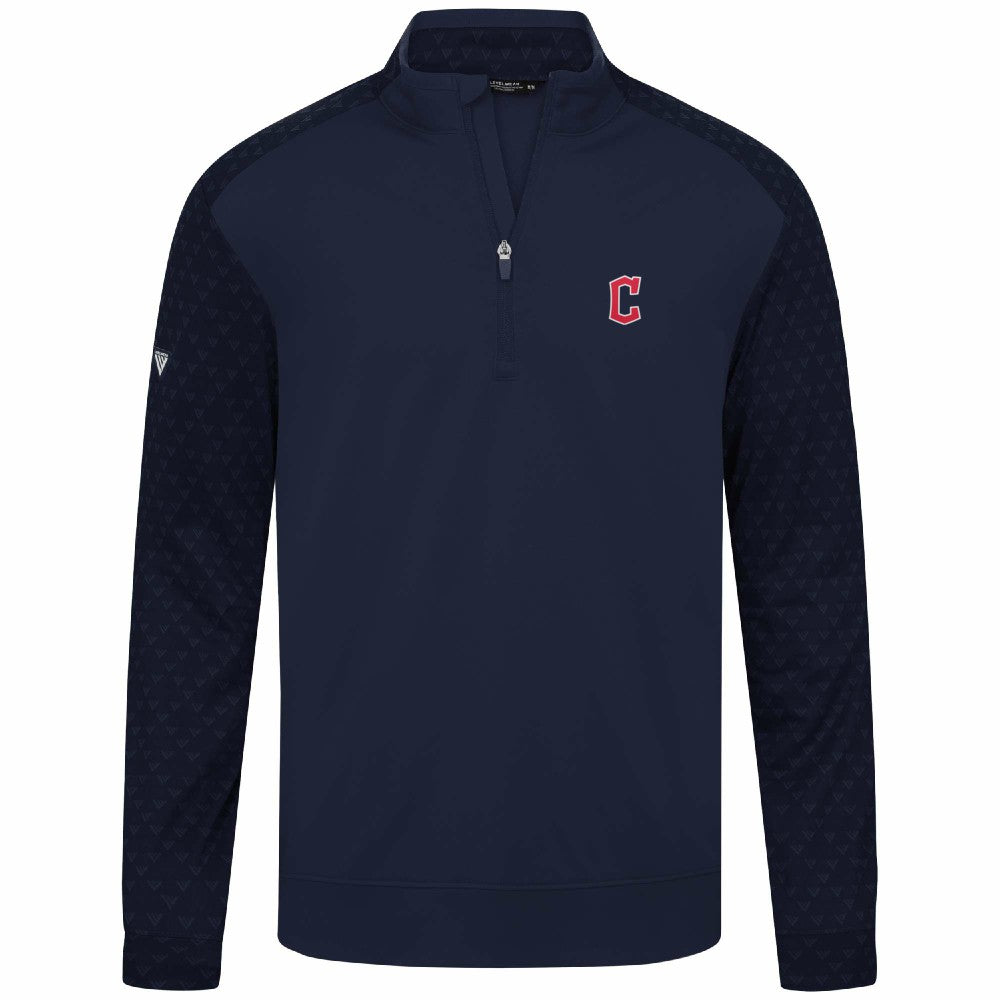 Cleveland Guardians Levelwear Aztec Insignia 2.0 Quarter-Zip Pullover Top - Navy - MLB Lifestyle