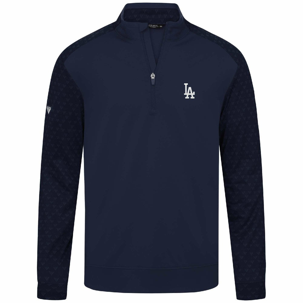 Los Angeles Dodgers Levelwear Aztec Insignia 2.0 Quarter-Zip Pullover Top - Navy - MLB Discount