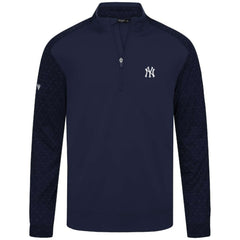 New York Yankees Levelwear Aztec Insignia 2.0 Quarter-Zip Pullover Top - Navy - MLB Sale