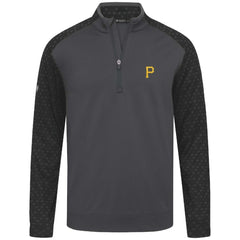 Pittsburgh Pirates Levelwear Aztec Insignia 2.0 Quarter-Zip Pullover Top - Charcoal - MLB Online