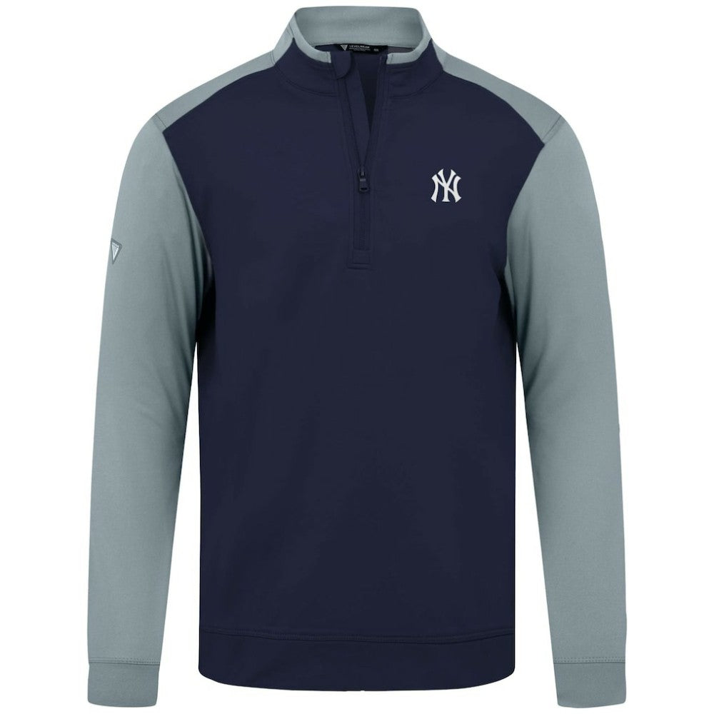 New York Yankees Levelwear Insignia 2.0 Quarter-Zip Pullover Top - Navy - MLB Sale