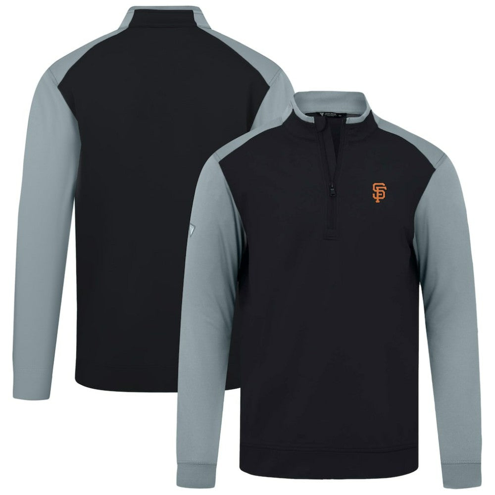 San Francisco Giants Levelwear Insignia 2.0 Quarter-Zip Pullover Top - Black - MLB Online