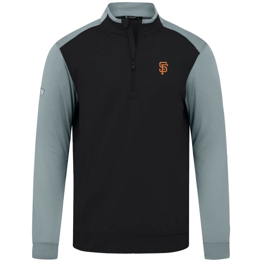 San Francisco Giants Levelwear Insignia 2.0 Quarter-Zip Pullover Top - Black - MLB Online