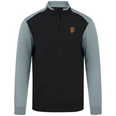 San Francisco Giants Levelwear Insignia 2.0 Quarter-Zip Pullover Top - Black - MLB Online