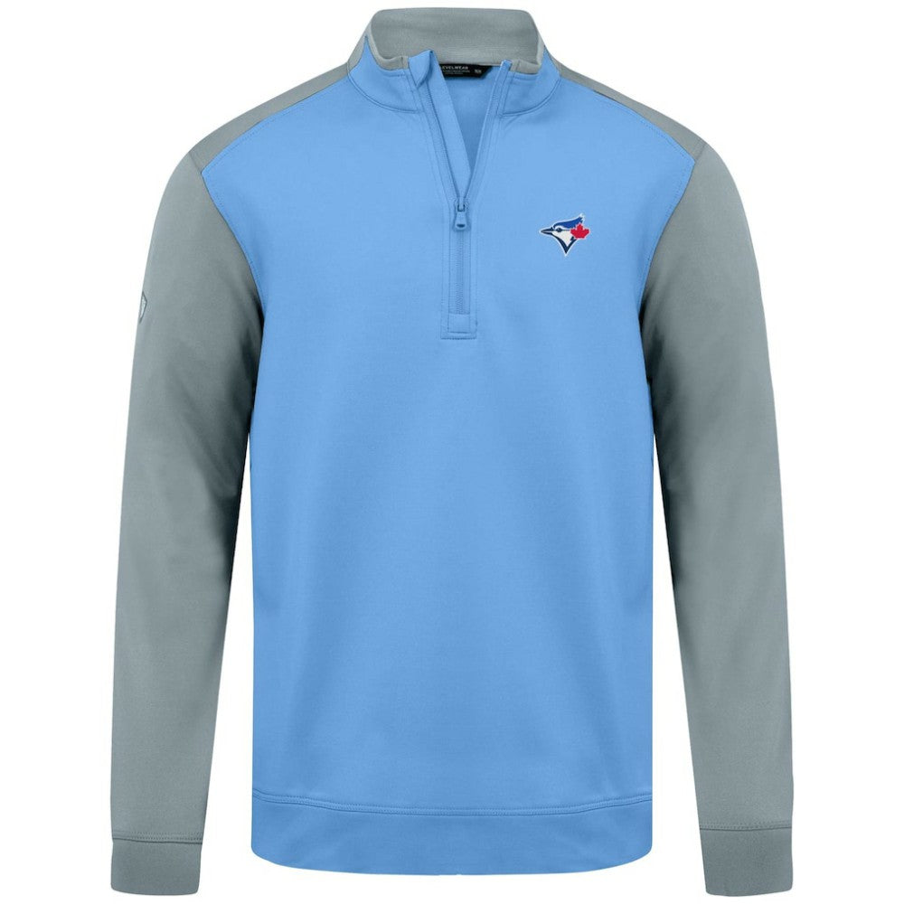 Toronto Blue Jays Levelwear Insignia 2.0 Quarter-Zip Pullover Top - Light Blue - MLB Online